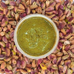 کره پسته طبیعی رفسنجان سامان بادام
