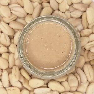 کره بادام مامایی سفید پوست کنده سامان بادام