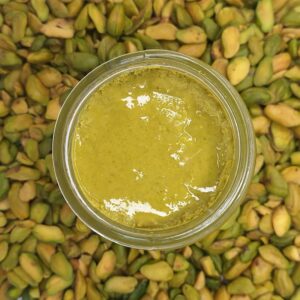 کره پسته پوست‌کنده سامان بادام